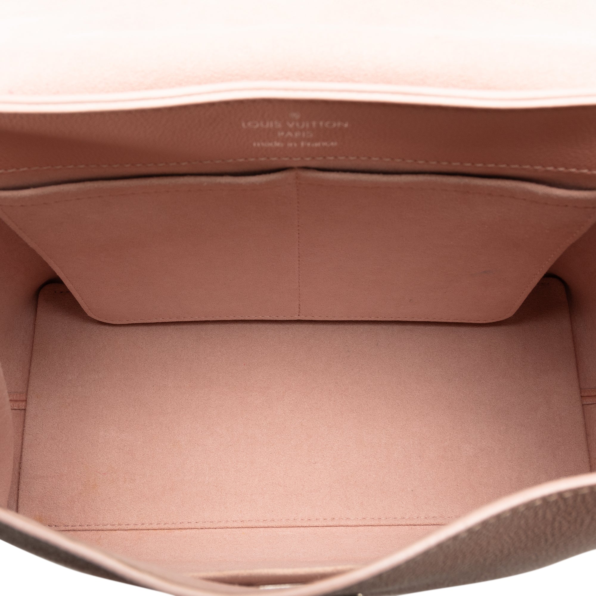 Pink Louis Vuitton Lockme Ever MM Satchel