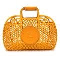 FENDI Handbag 8GH389 Plastic / leather Orange type bag Bucket medium Women Used
