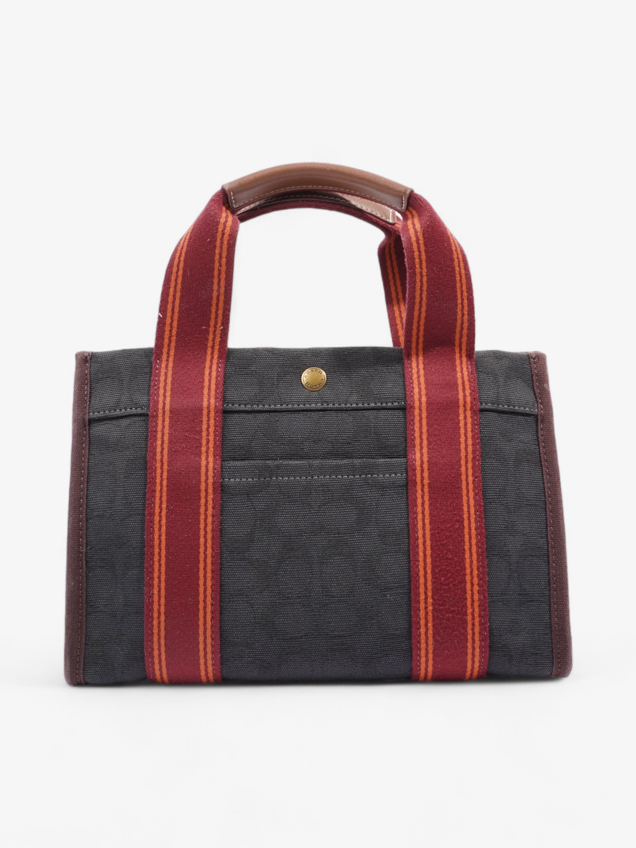 Coach Spin Tote 27 Navy Canvas