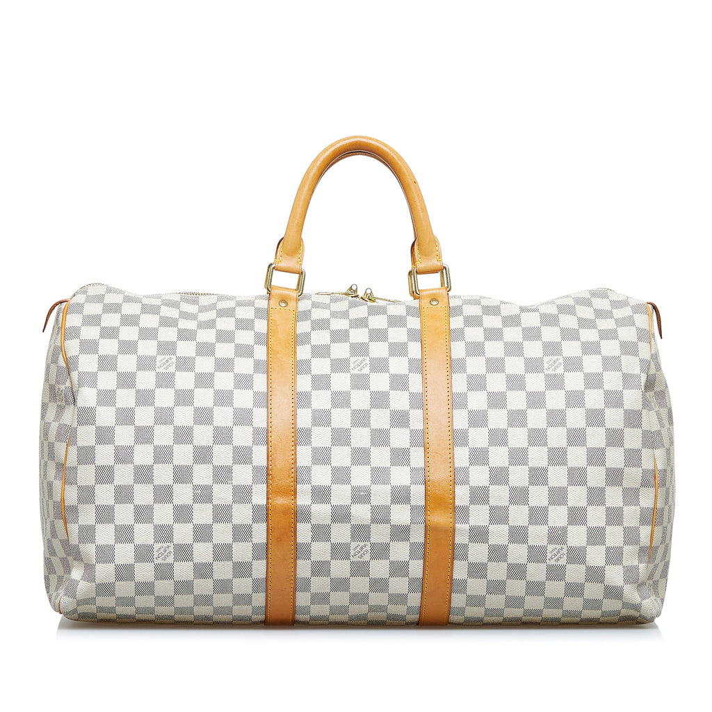 Louis Vuitton Keepall 50 Damier Azur Canvas