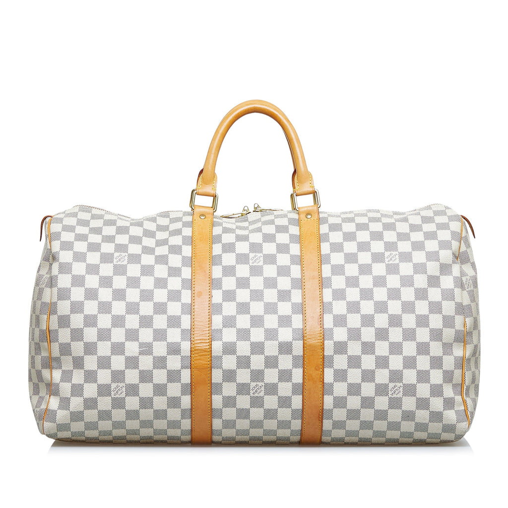 Louis Vuitton Keepall 50 Damier Azur Canvas
