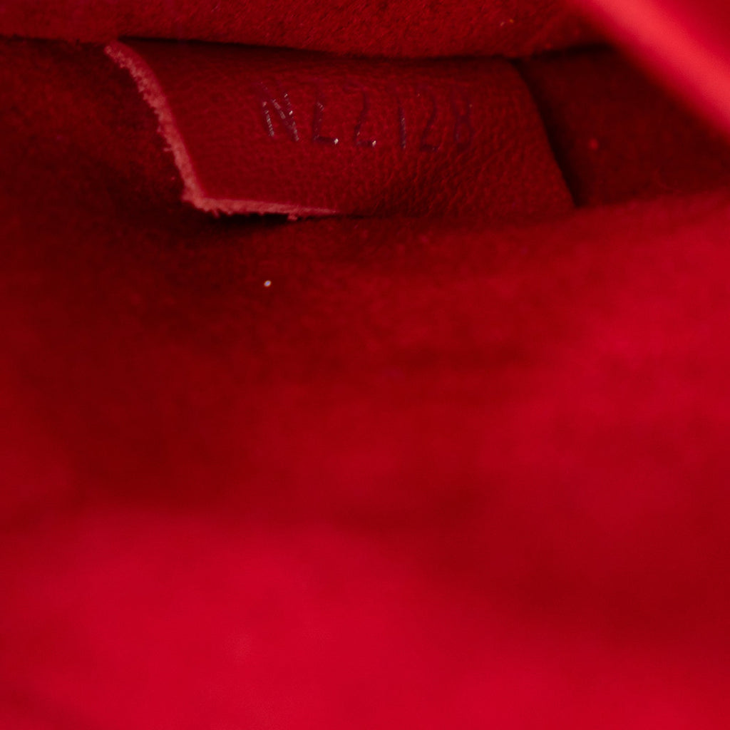 Red Louis Vuitton New Wave Chain Bag MM Satchel