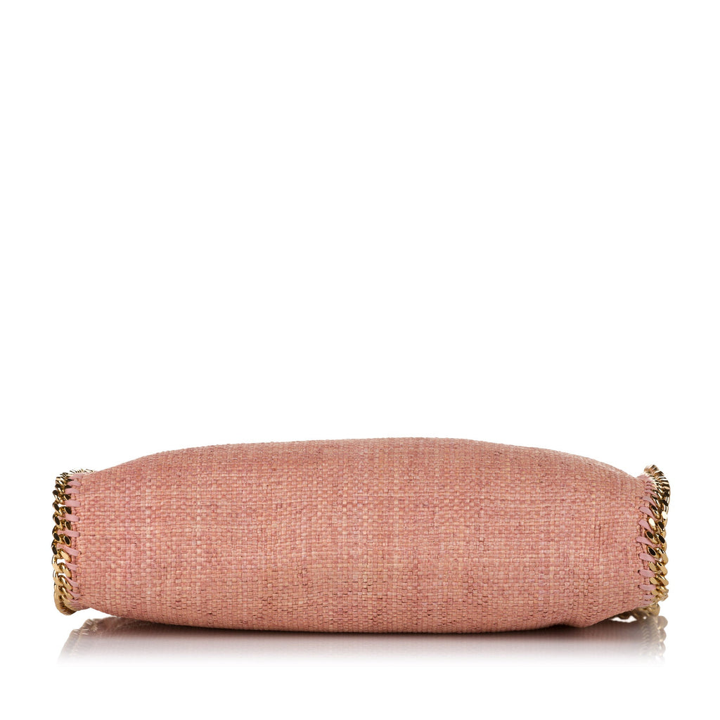 Pink Stella McCartney Falabella Boucle Fold-Over Tote Bag