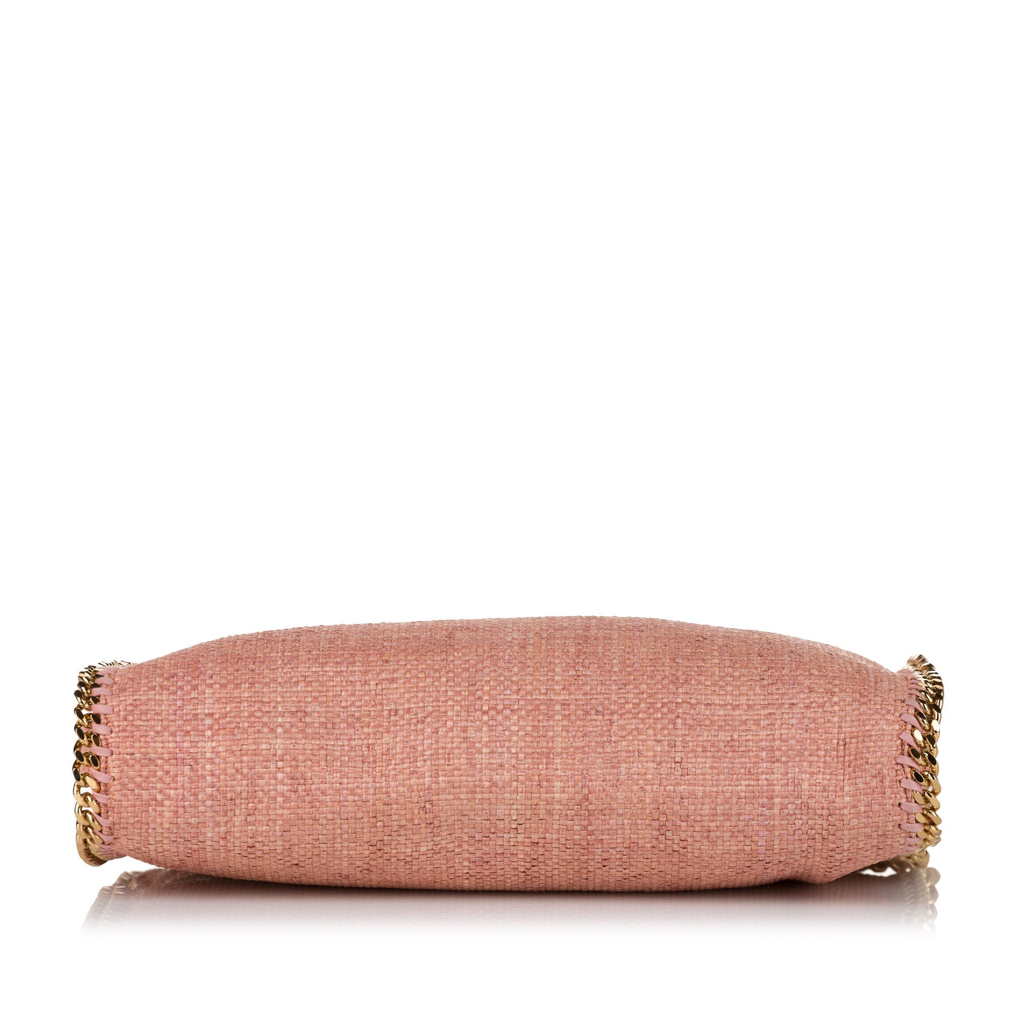 Pink Stella McCartney Falabella Boucle Fold-Over Tote Bag