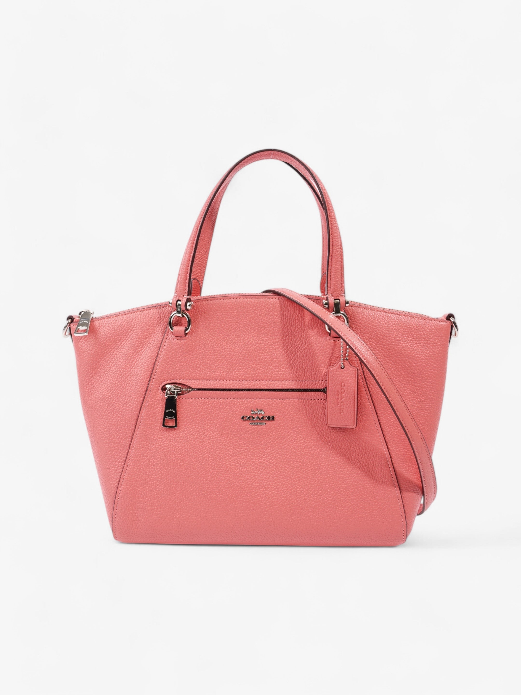 Coach Prairie Satchel Salmon Leather