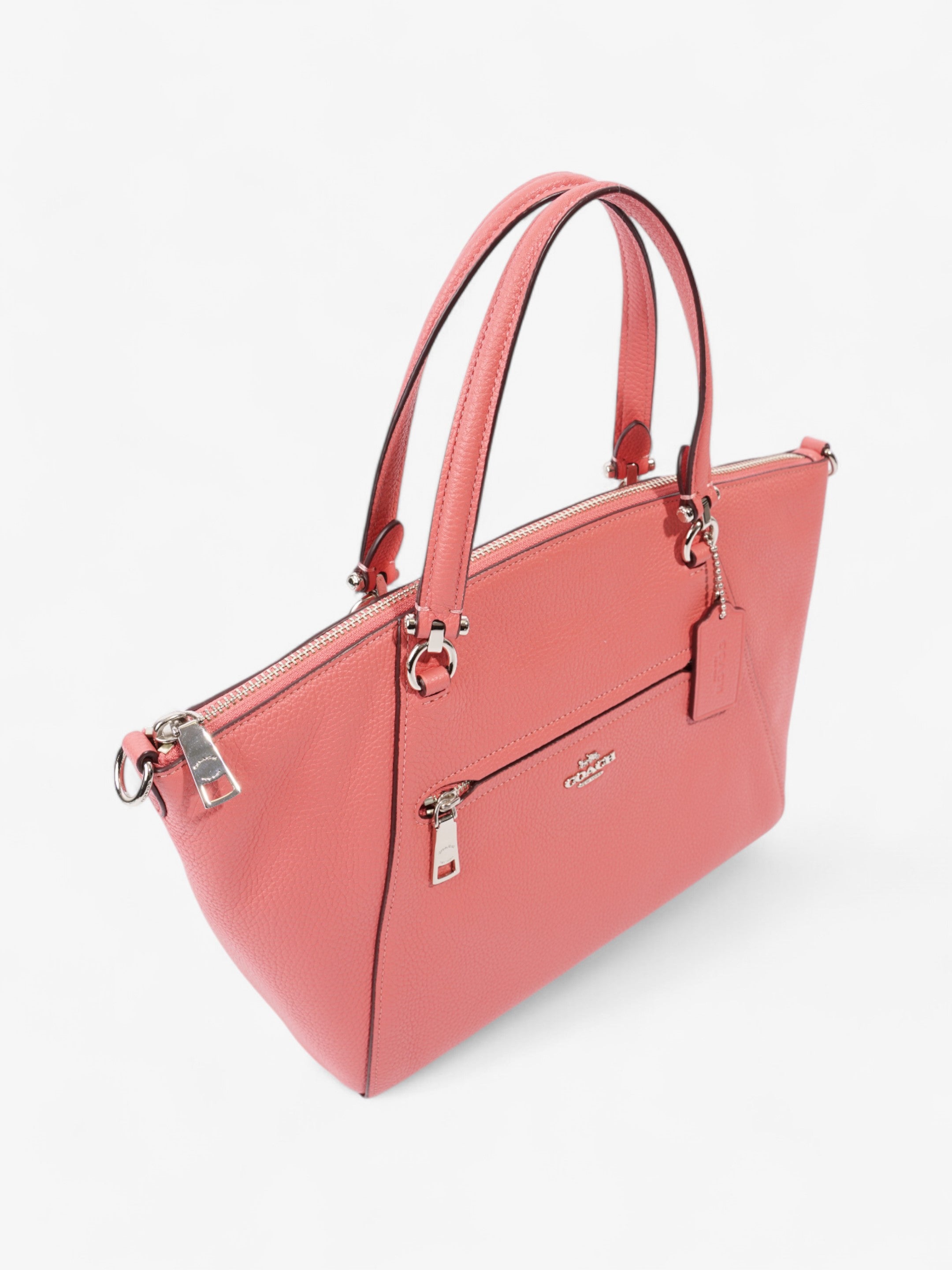 Coach Prairie Satchel Salmon Leather