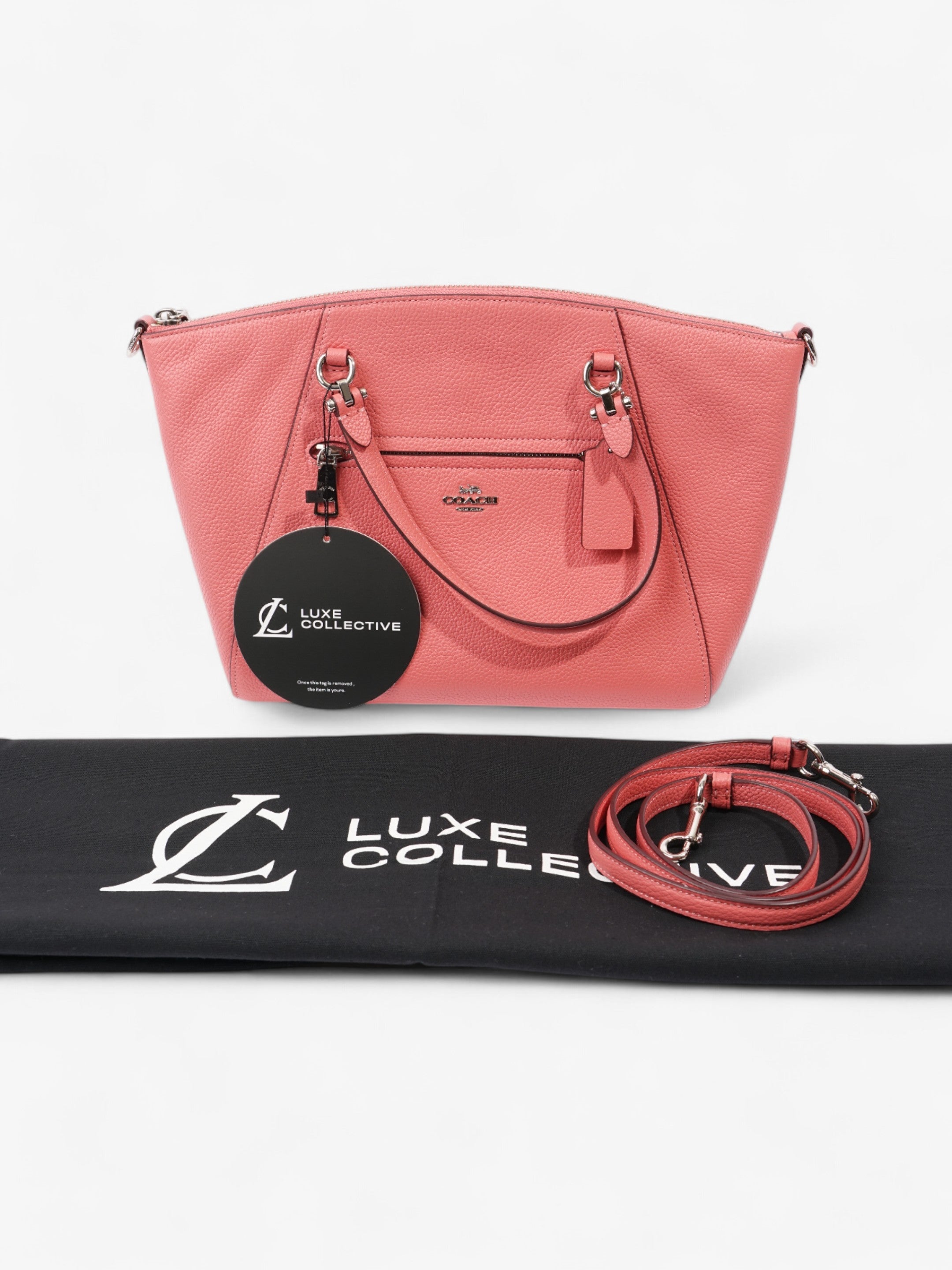 Coach Prairie Satchel Salmon Leather