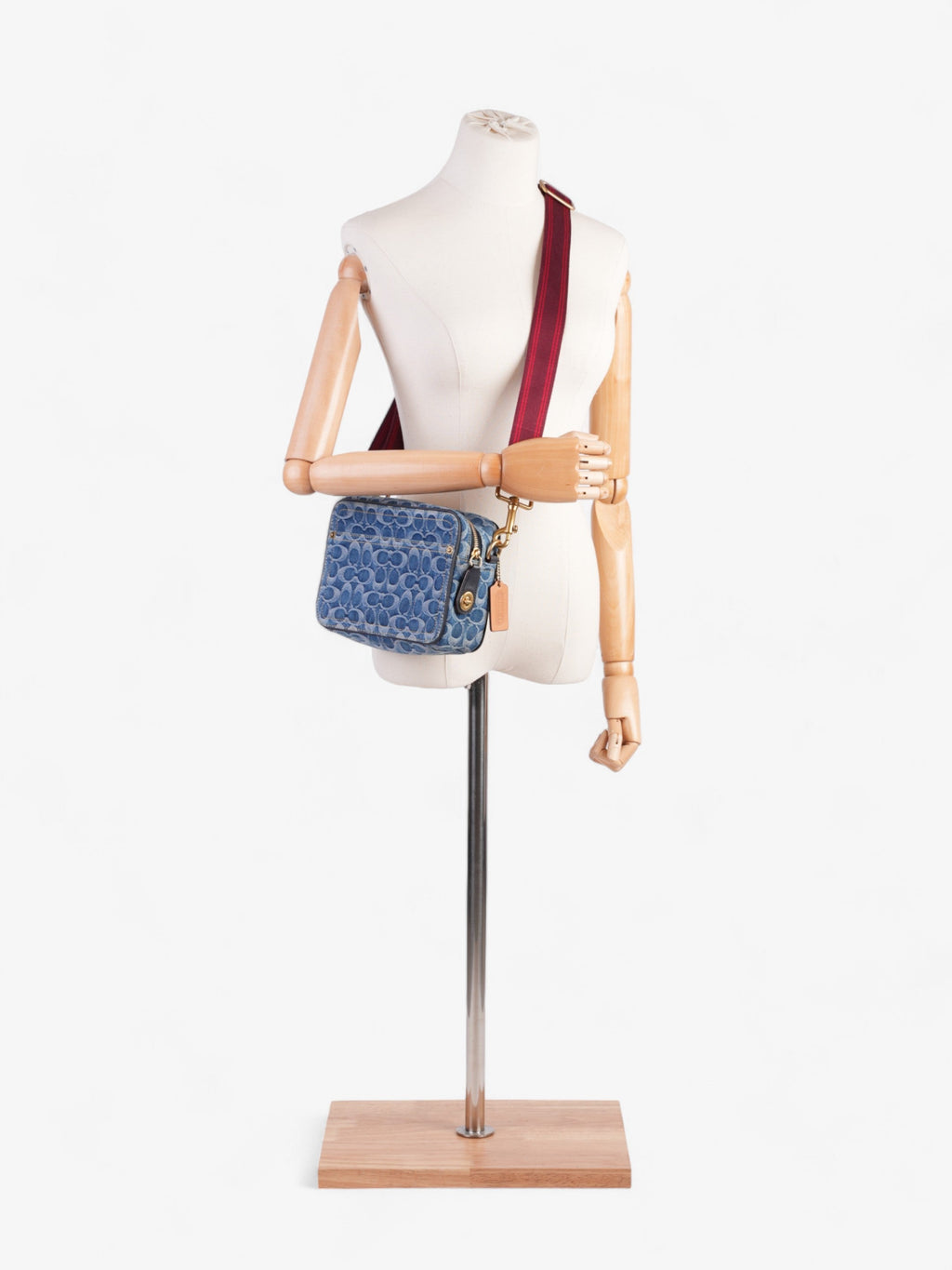 Coach Flight Bag Signature Denim / Red Denim