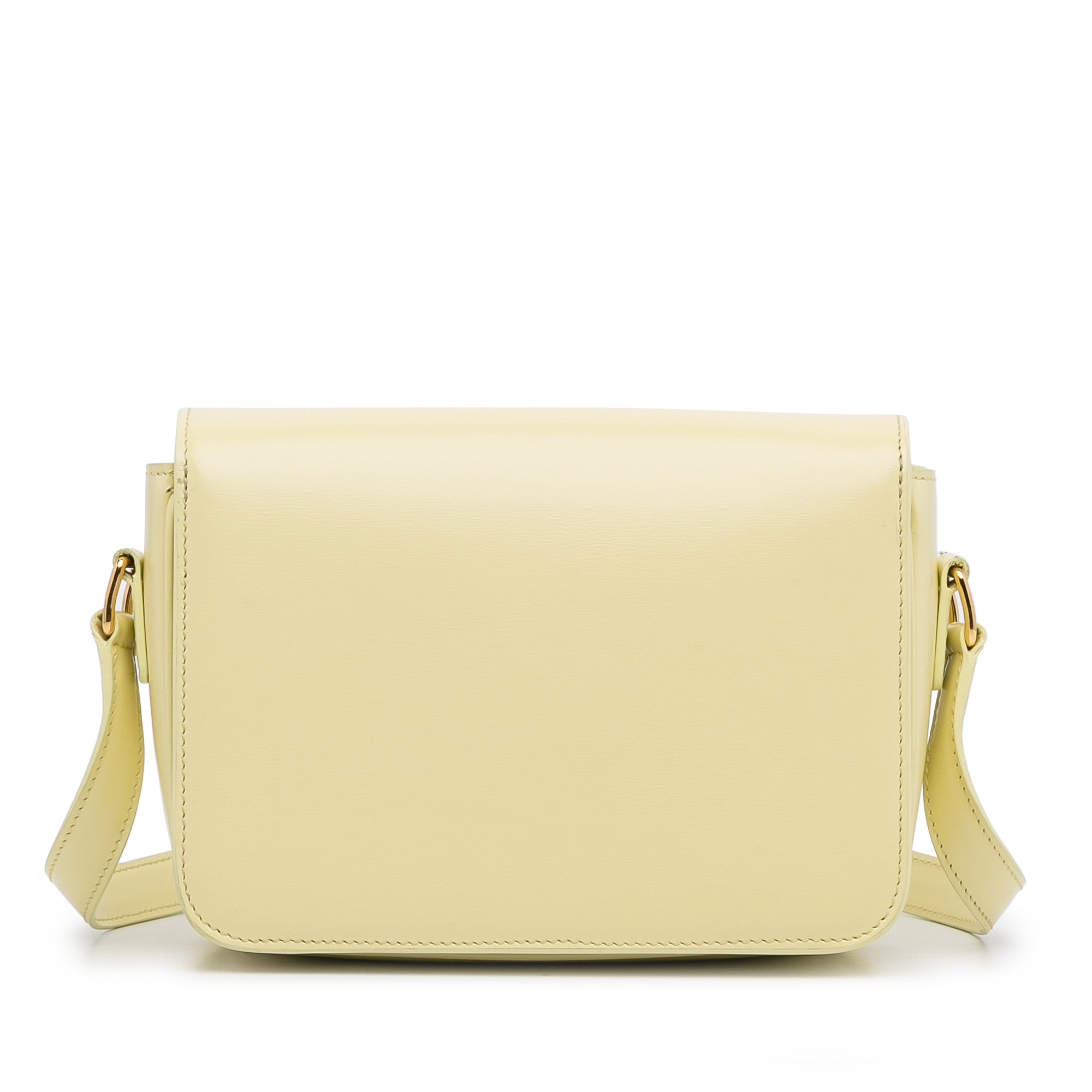 Celine Triomphe Teen Yellow Calfskin