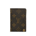 Brown Louis Vuitton Monogram Porte-Cartes Credit Pression Card Holder
