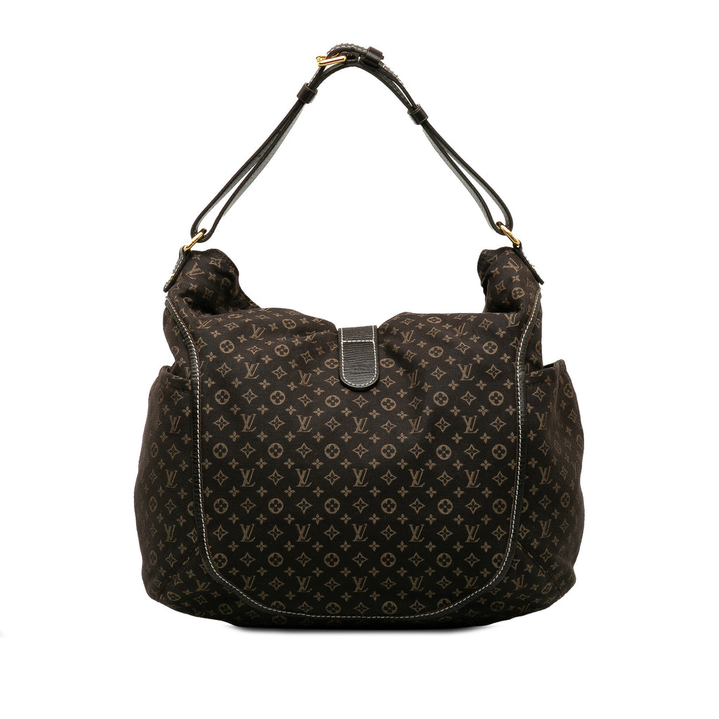 Brown Louis Vuitton Monogram Mini Lin Romance Hobo Bag