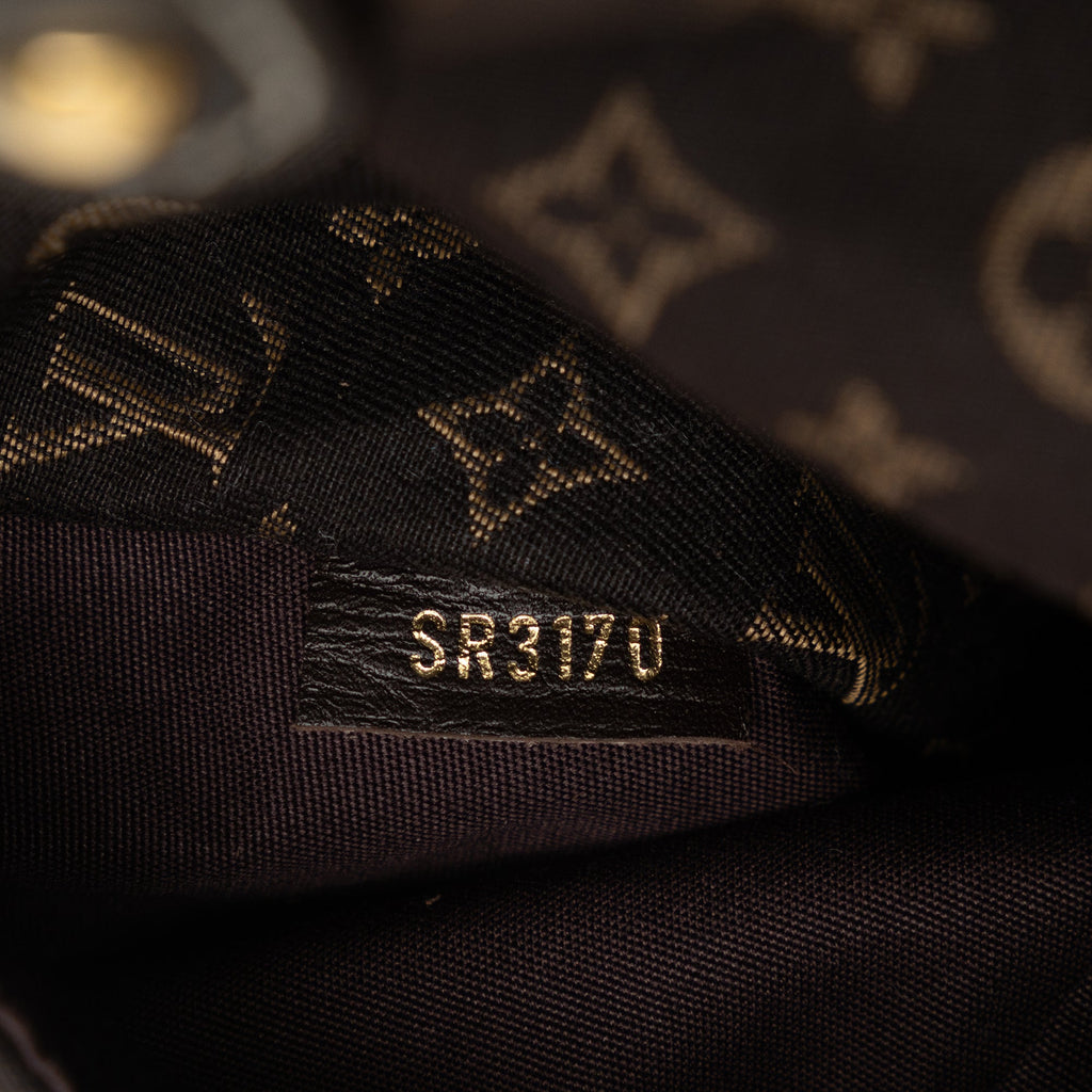Brown Louis Vuitton Monogram Mini Lin Romance Hobo Bag