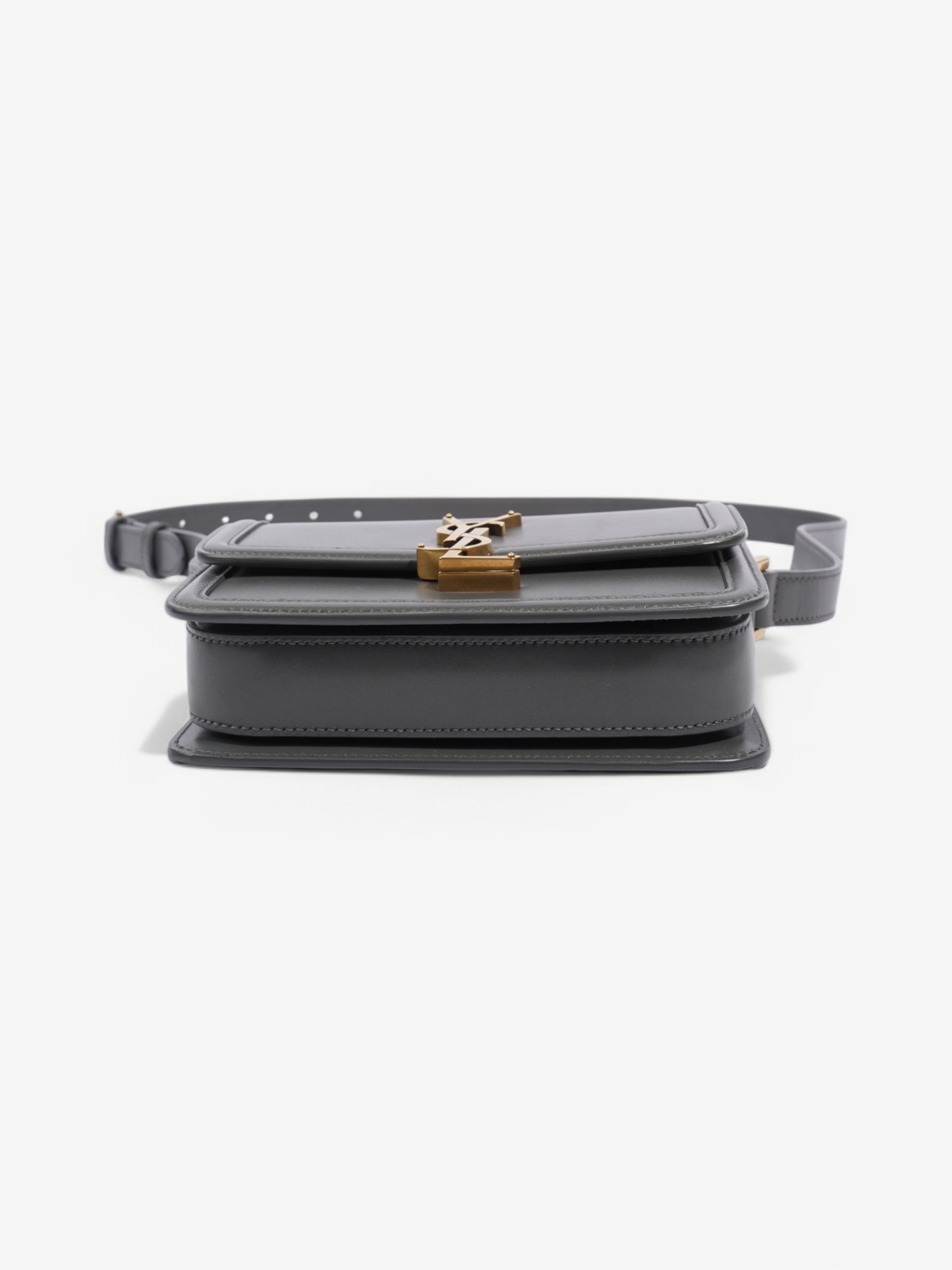 Saint Laurent SOLFERINO Grey Leather Small