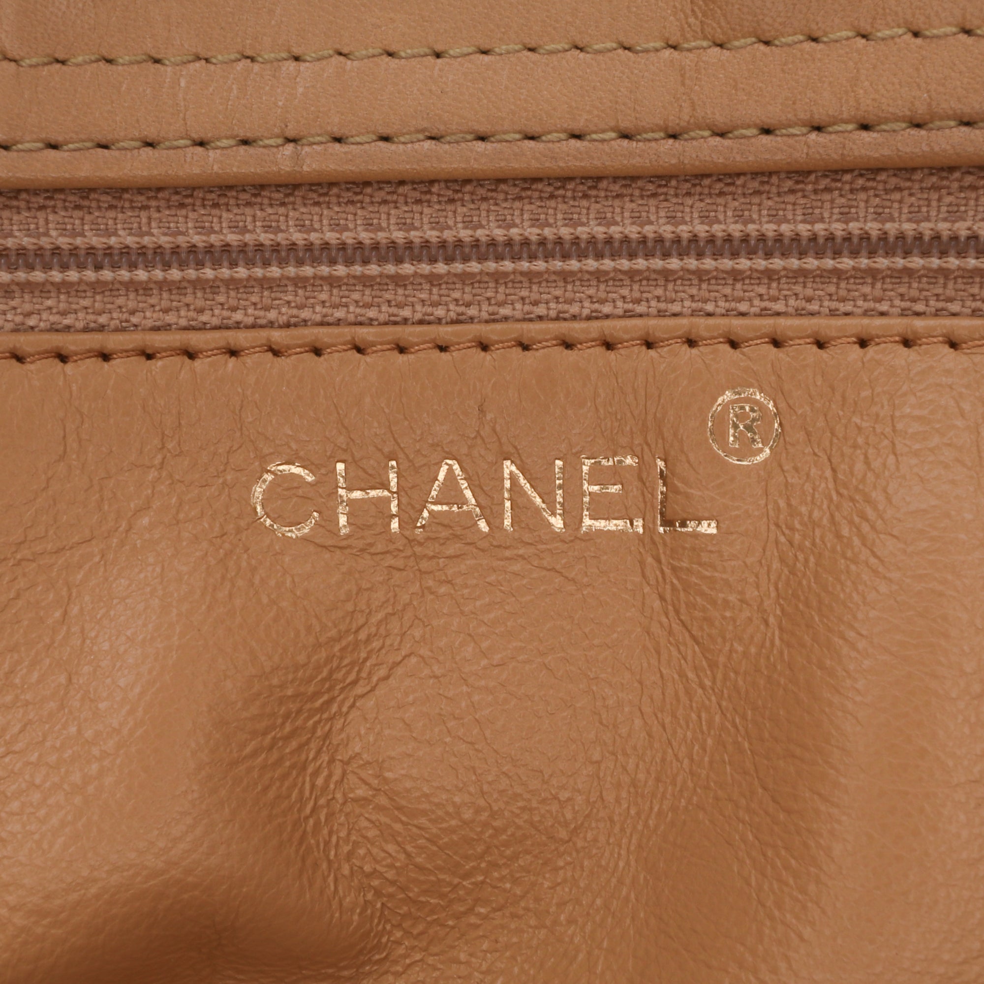 Chanel Cc Quilted Lambskin Chain Shoulder Bag