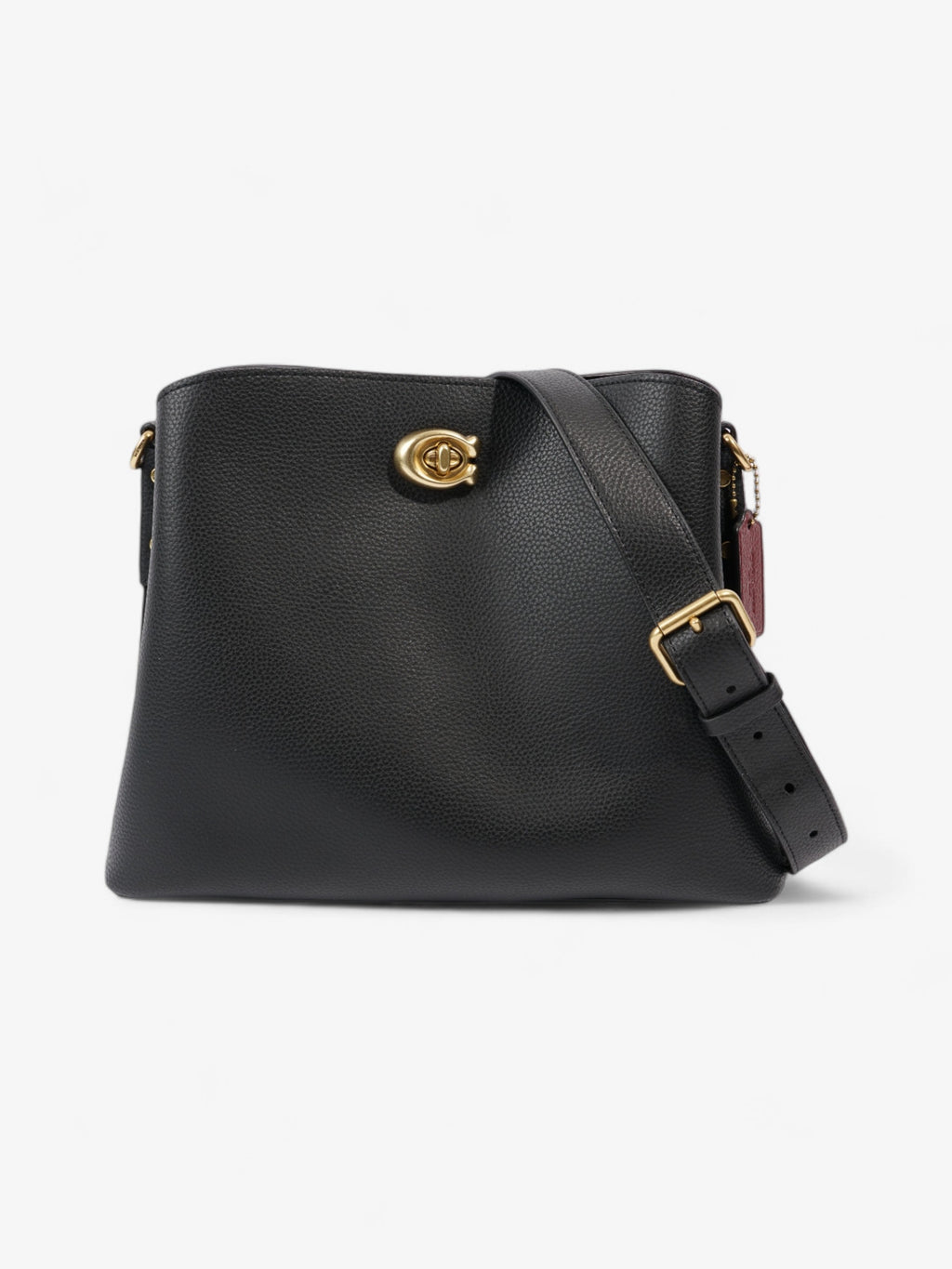 Coach Willow Bucket Bag Black Grained Leather
