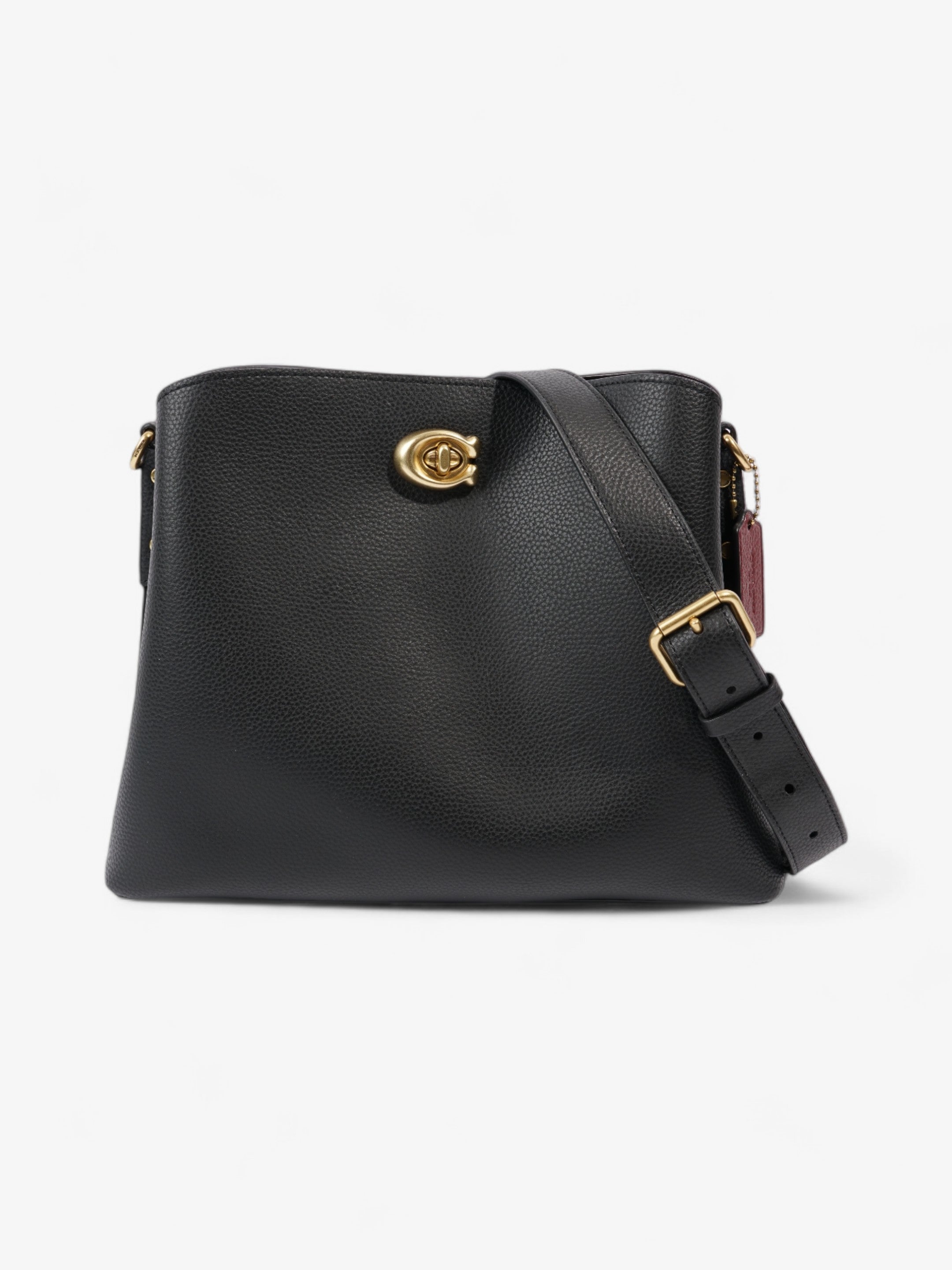 Coach Willow Bucket Bag Black Grained Leather