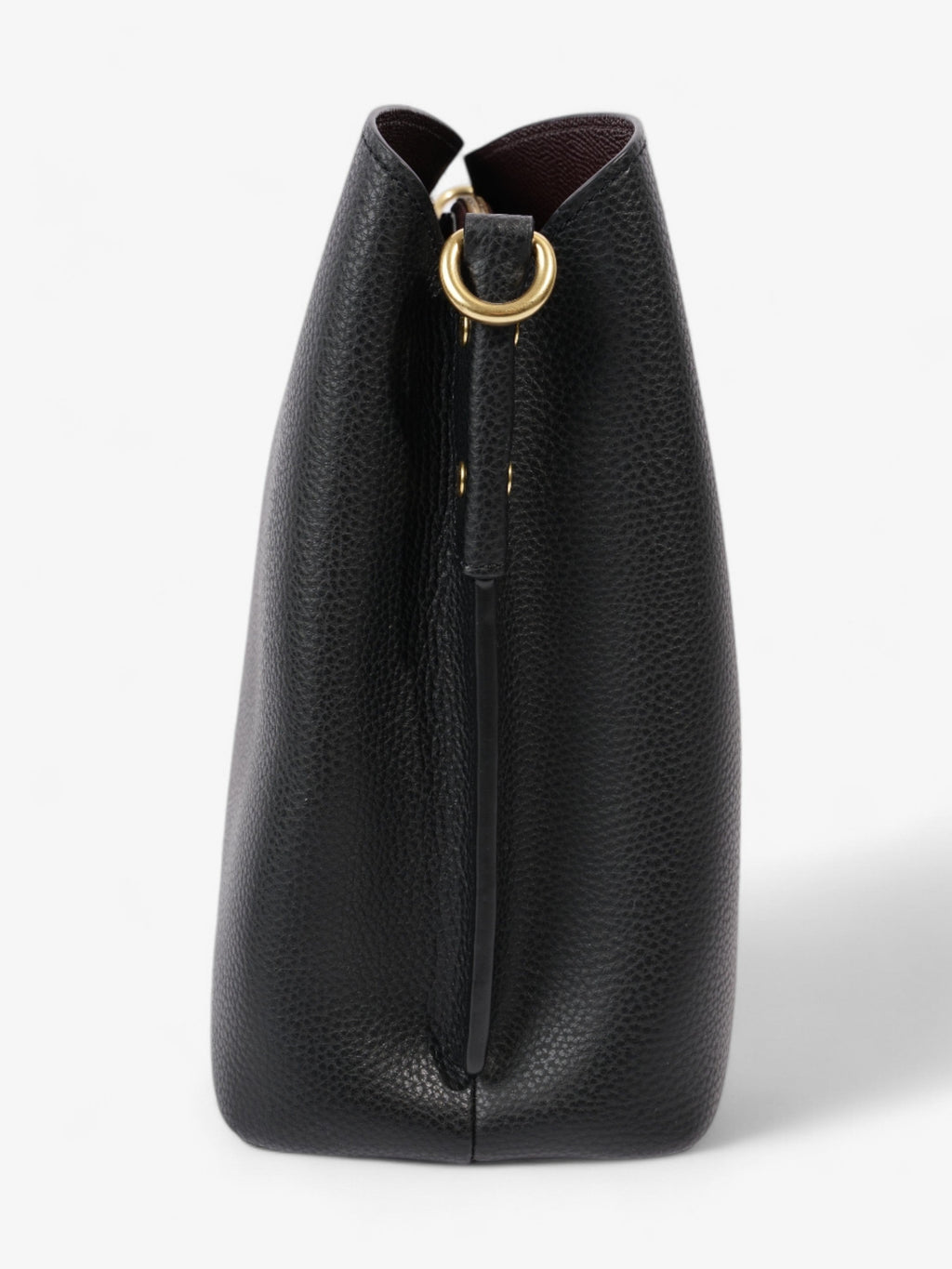Coach Willow Bucket Bag Black Grained Leather