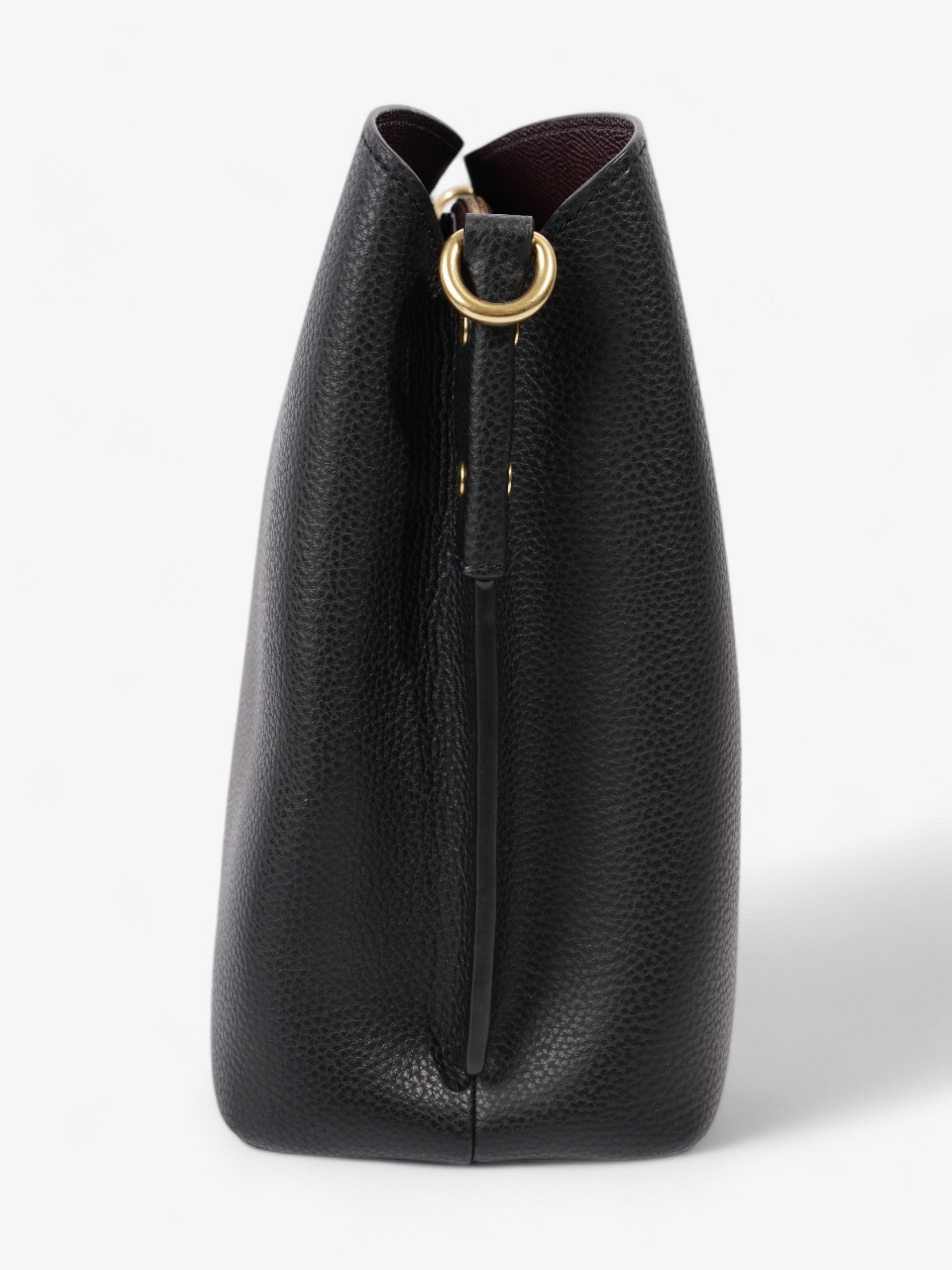 Coach Willow Bucket Bag Black Grained Leather