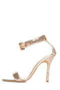 Manolo Blahnik Gold Metallic Sequin Sandals SZ 37