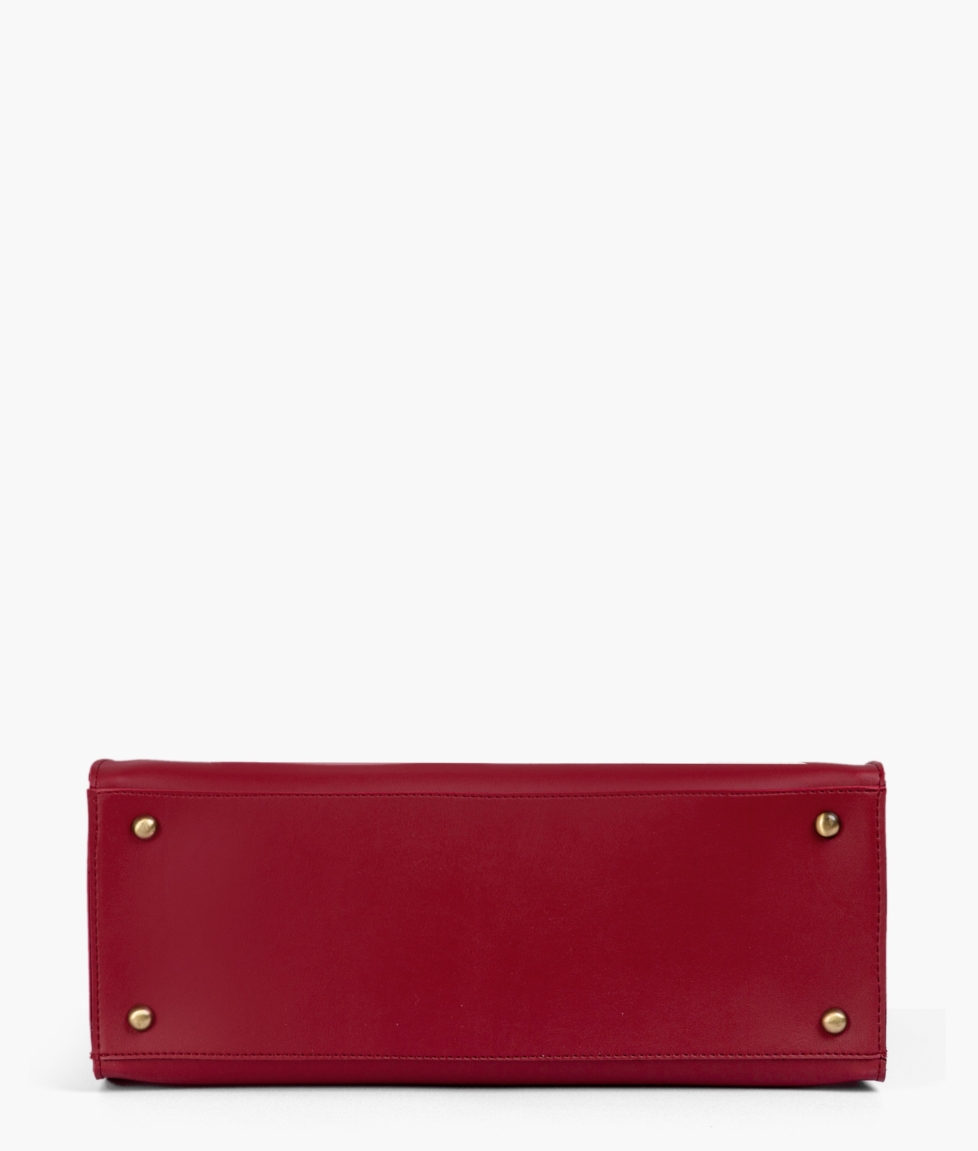 Maroon workplace handbag
