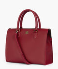 Maroon workplace handbag