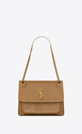 Saint Laurent Women Medium Niki Leather Shoulder Bag