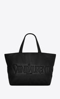 Saint Laurent Men Saint Laurent Leather Tote Bag