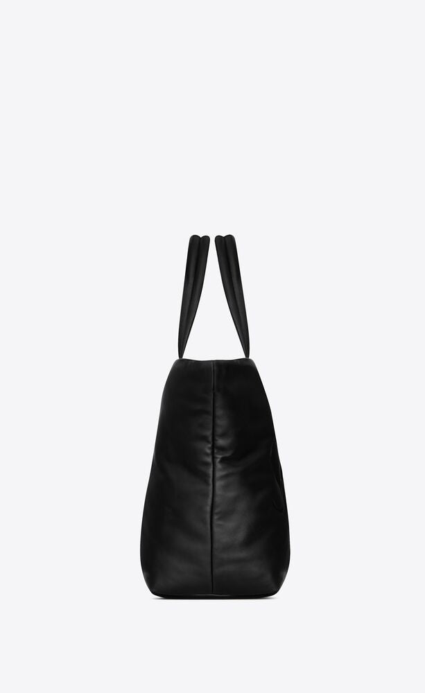 Saint Laurent Men Saint Laurent Leather Tote Bag