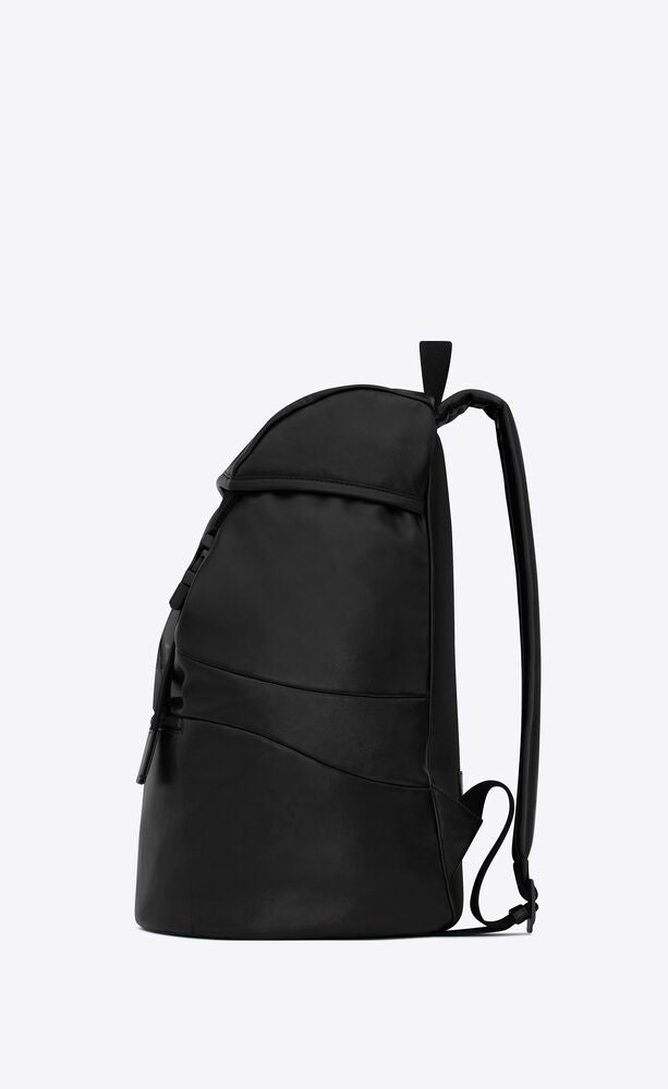 Saint Laurent Men Saint Laurent Leather Backpack