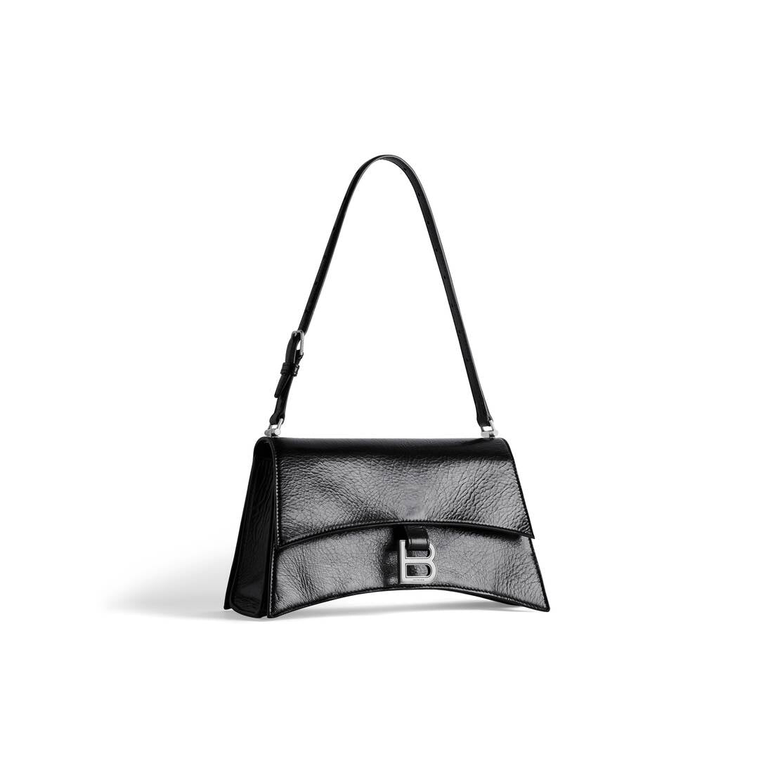 Balenciaga Women Small Crush Sling Leather Shoulder Bag