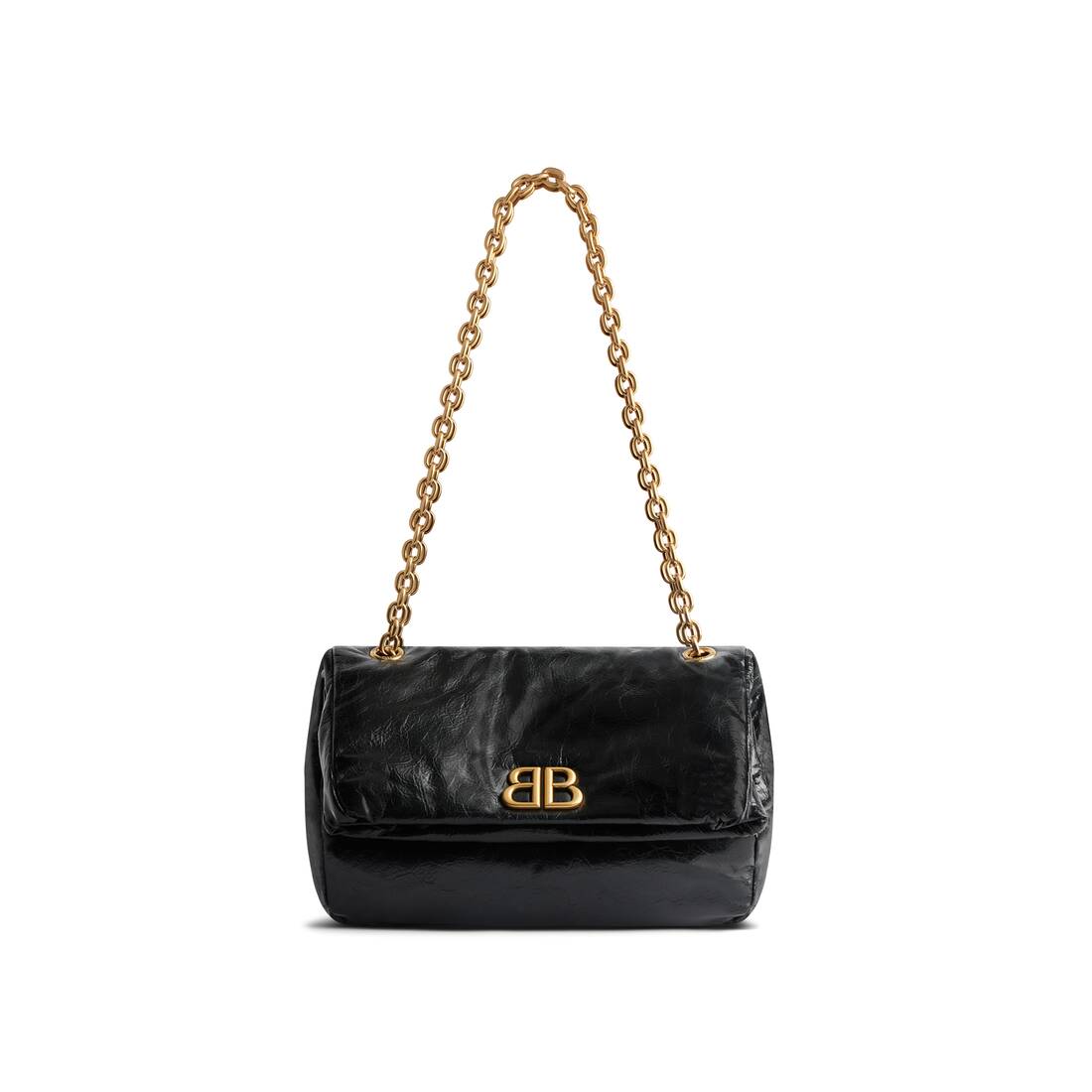 Balenciaga Women Small Monaco Leather Shoulder Bag