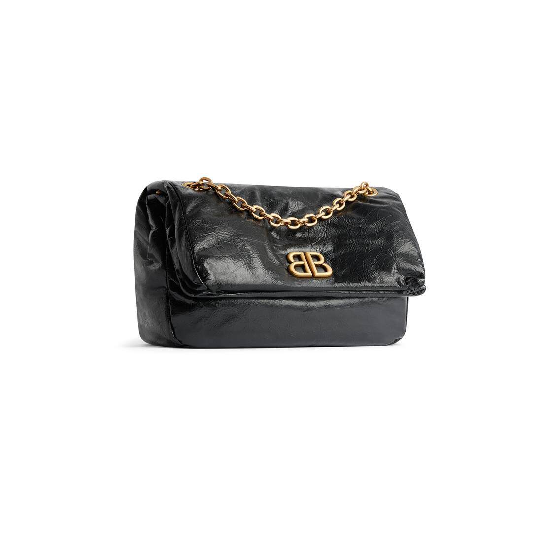 Balenciaga Women Small Monaco Leather Shoulder Bag