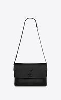 Saint Laurent Men Niki Leather Messenger Bag