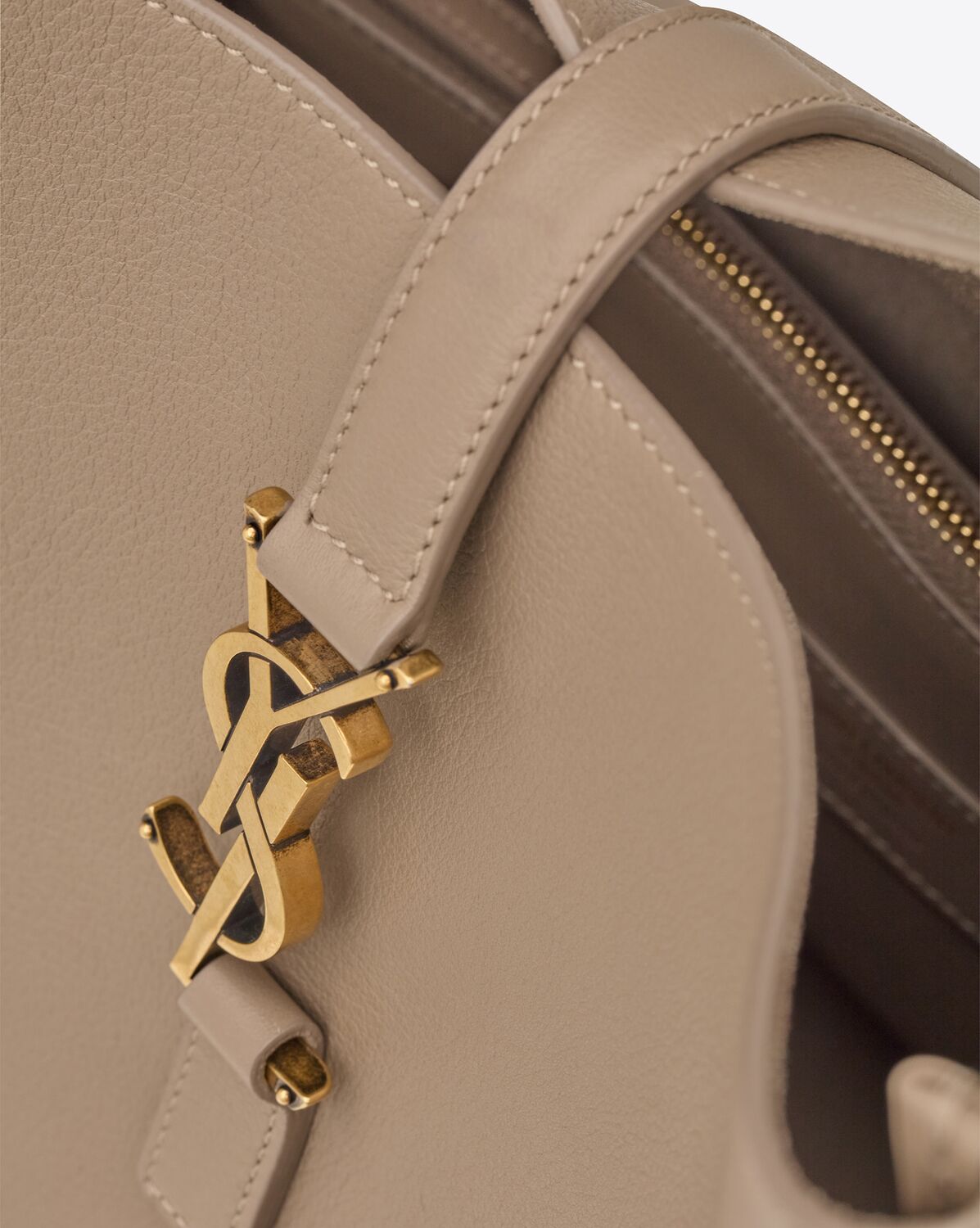 Saint Laurent Women Large Le 5 ÃƒÆ’Ã¢â€šÂ¬ 7 Leather Supple Bag