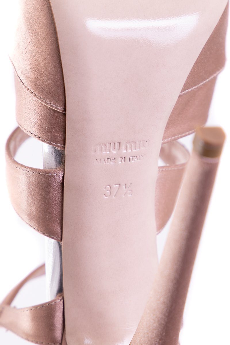 Miu Miu Satin Heels SZ 37.5