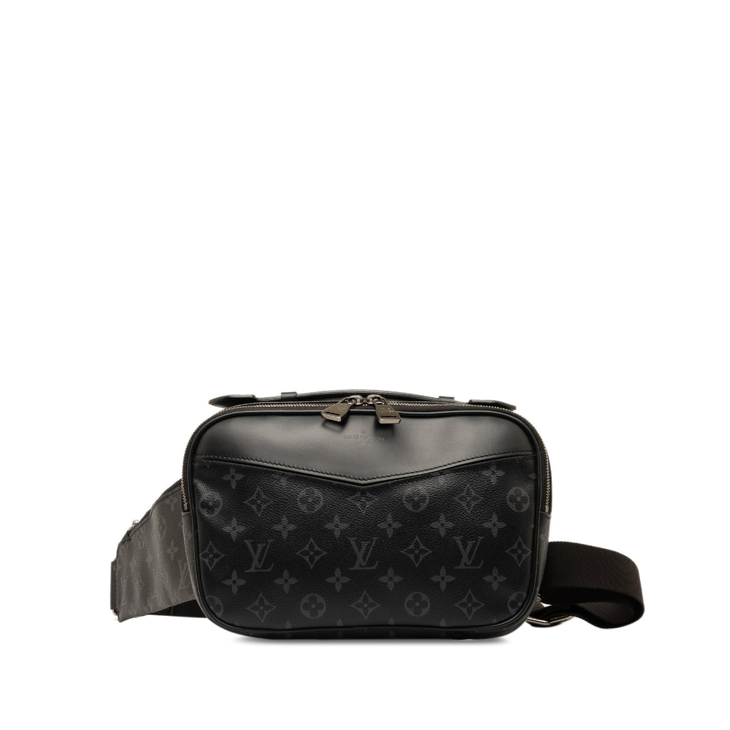 Black Louis Vuitton Monogram Eclipse Explorer Bumbag Belt Bag