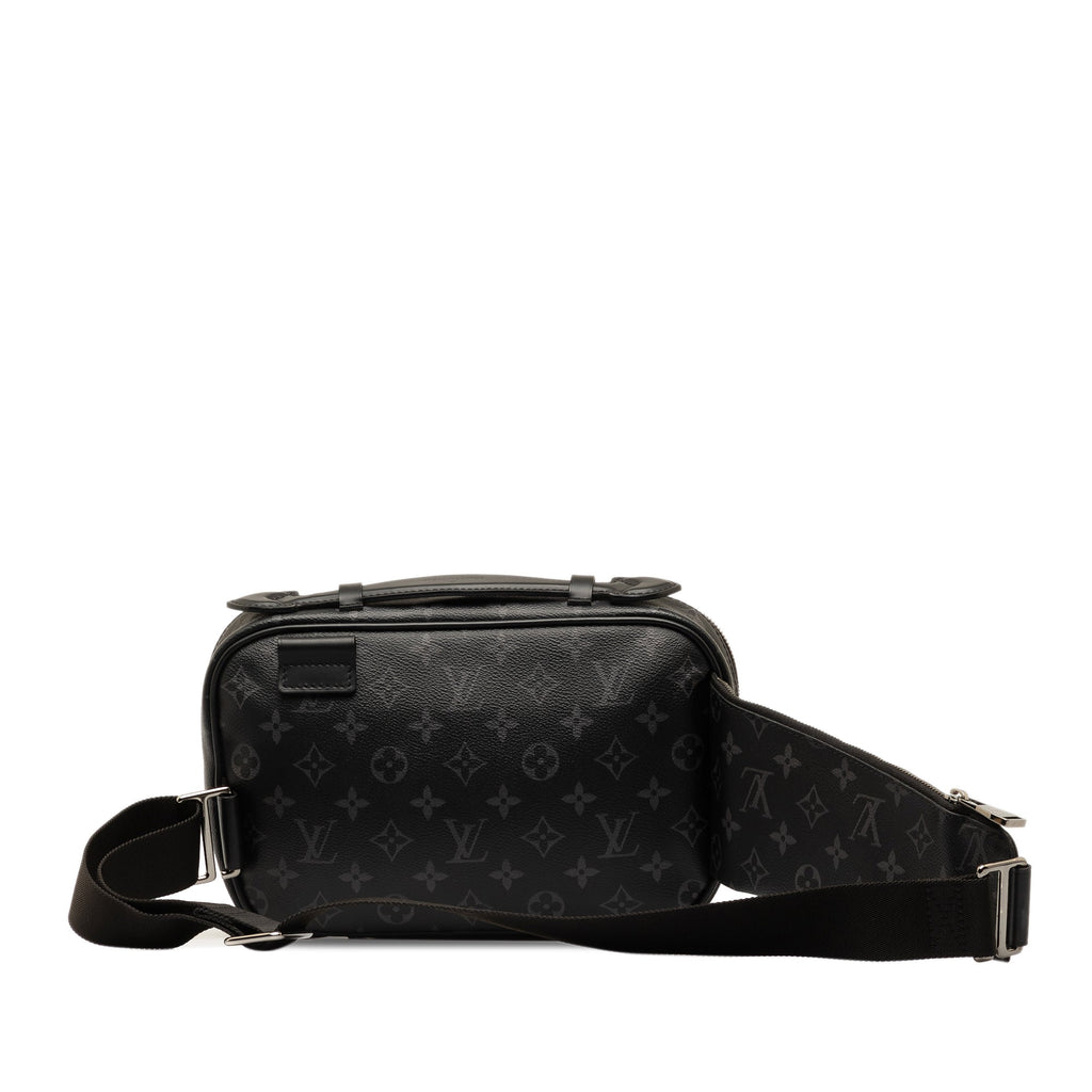 Black Louis Vuitton Monogram Eclipse Explorer Bumbag Belt Bag