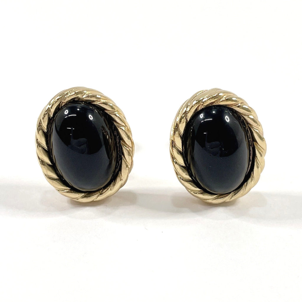 Christian Dior Earring metal gold vintage