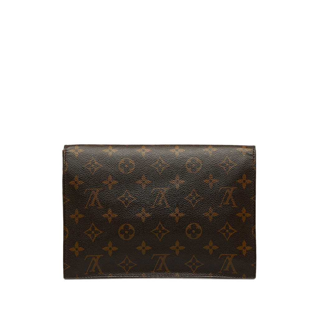 Brown Louis Vuitton Monogram Pochette Rabat 23 Clutch Bag