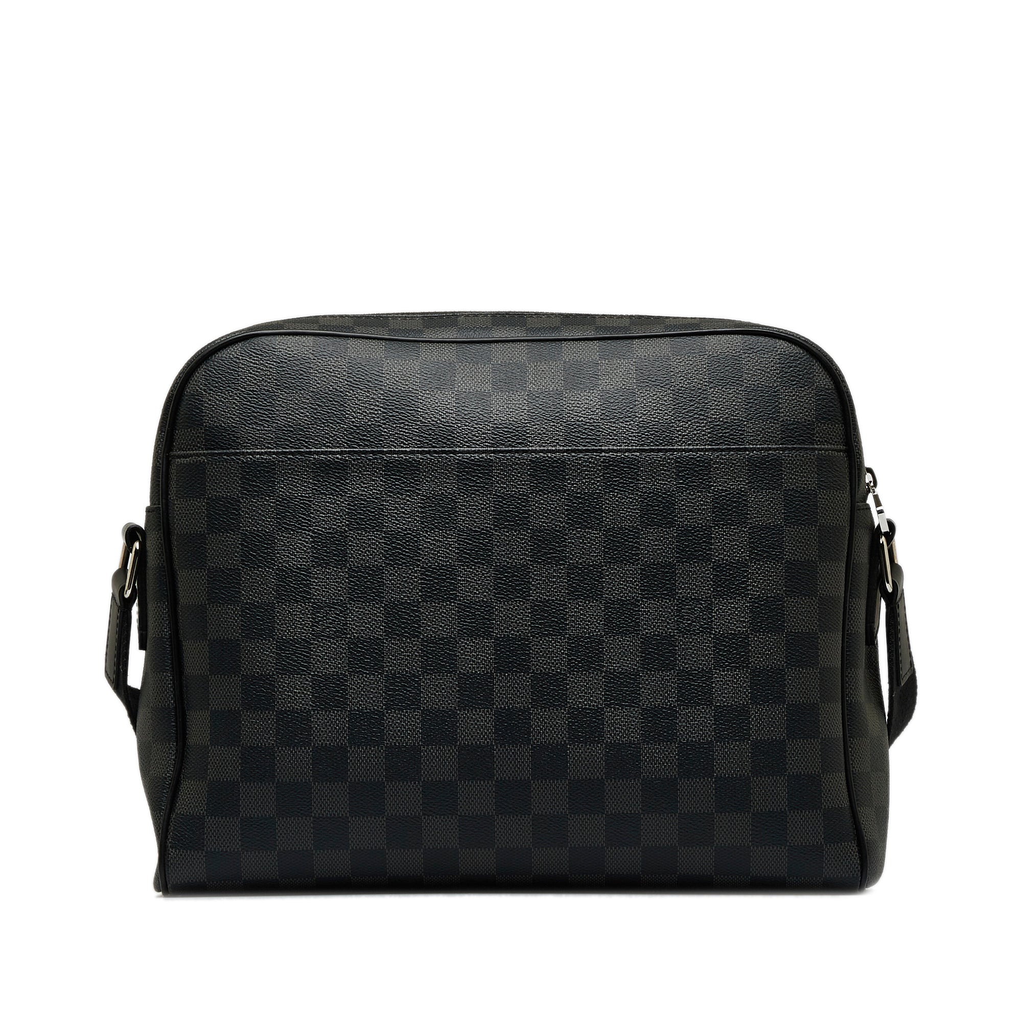 Black Louis Vuitton Damier Graphite Dayton Reporter MM Crossbody Bag