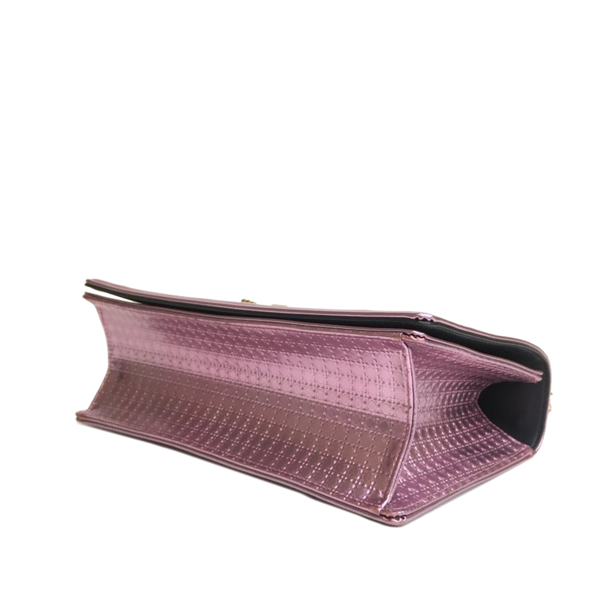 Dior Diorama Pink Medium Patent Microcannage