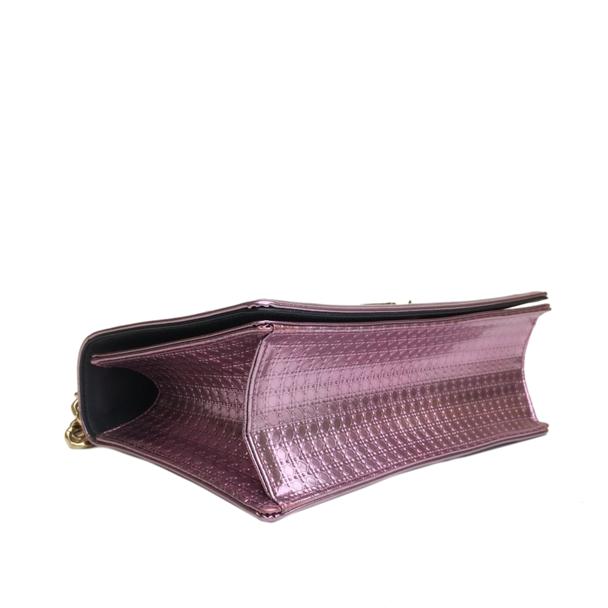 Dior Diorama Pink Medium Patent Microcannage