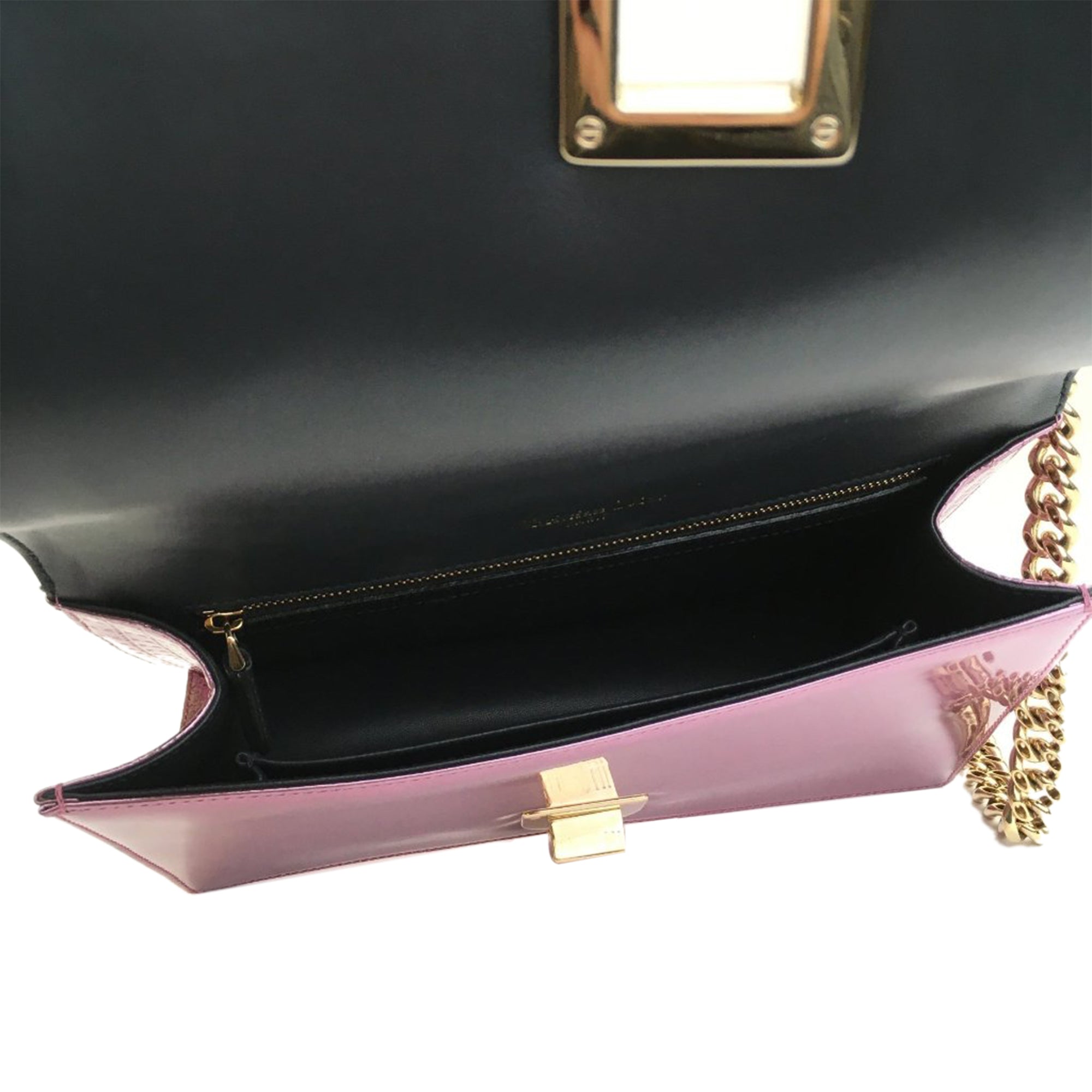 Dior Diorama Pink Medium Patent Microcannage