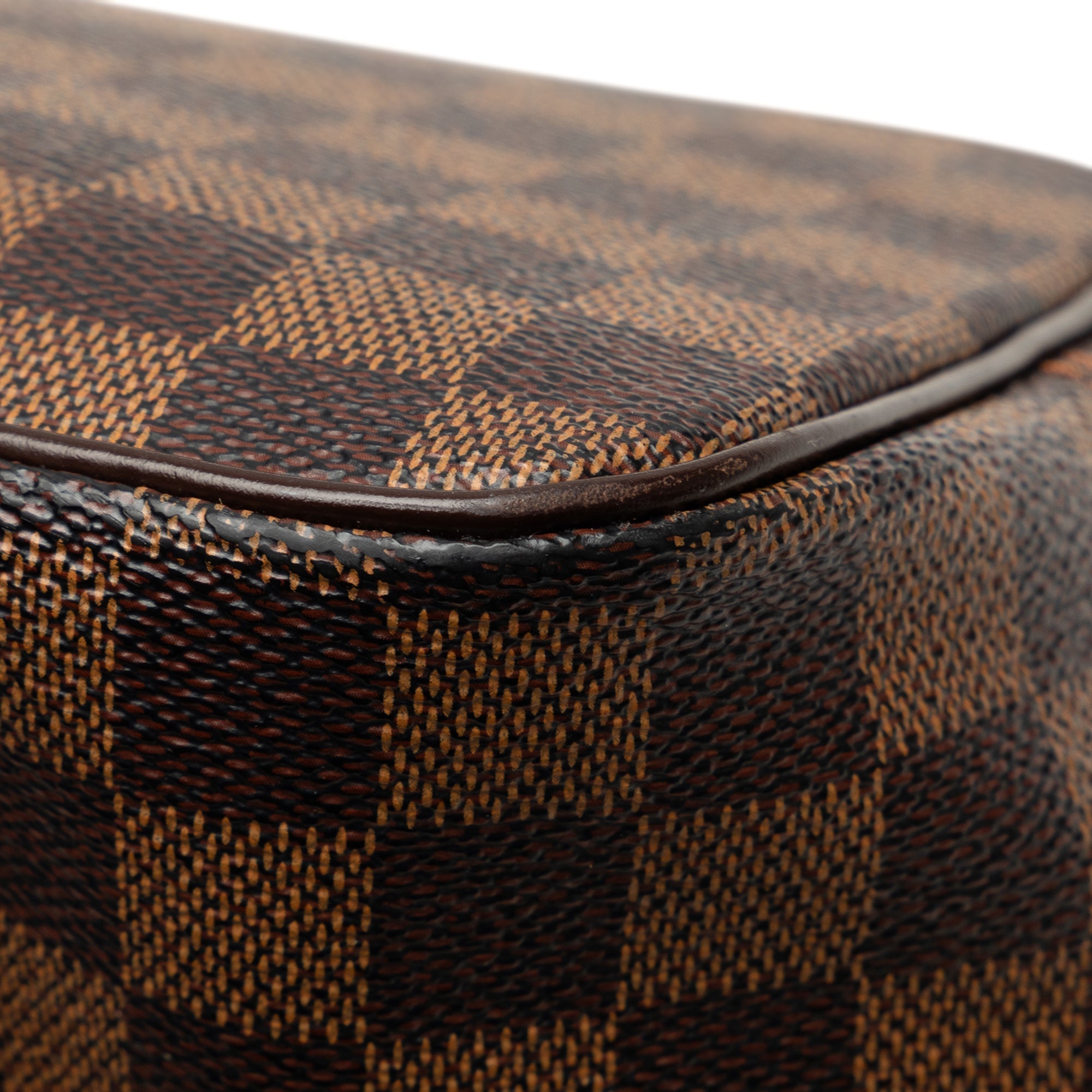 Brown Louis Vuitton Damier Ebene Saleya PM Handbag