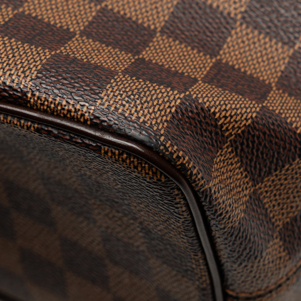 Brown Louis Vuitton Damier Ebene Saleya PM Handbag