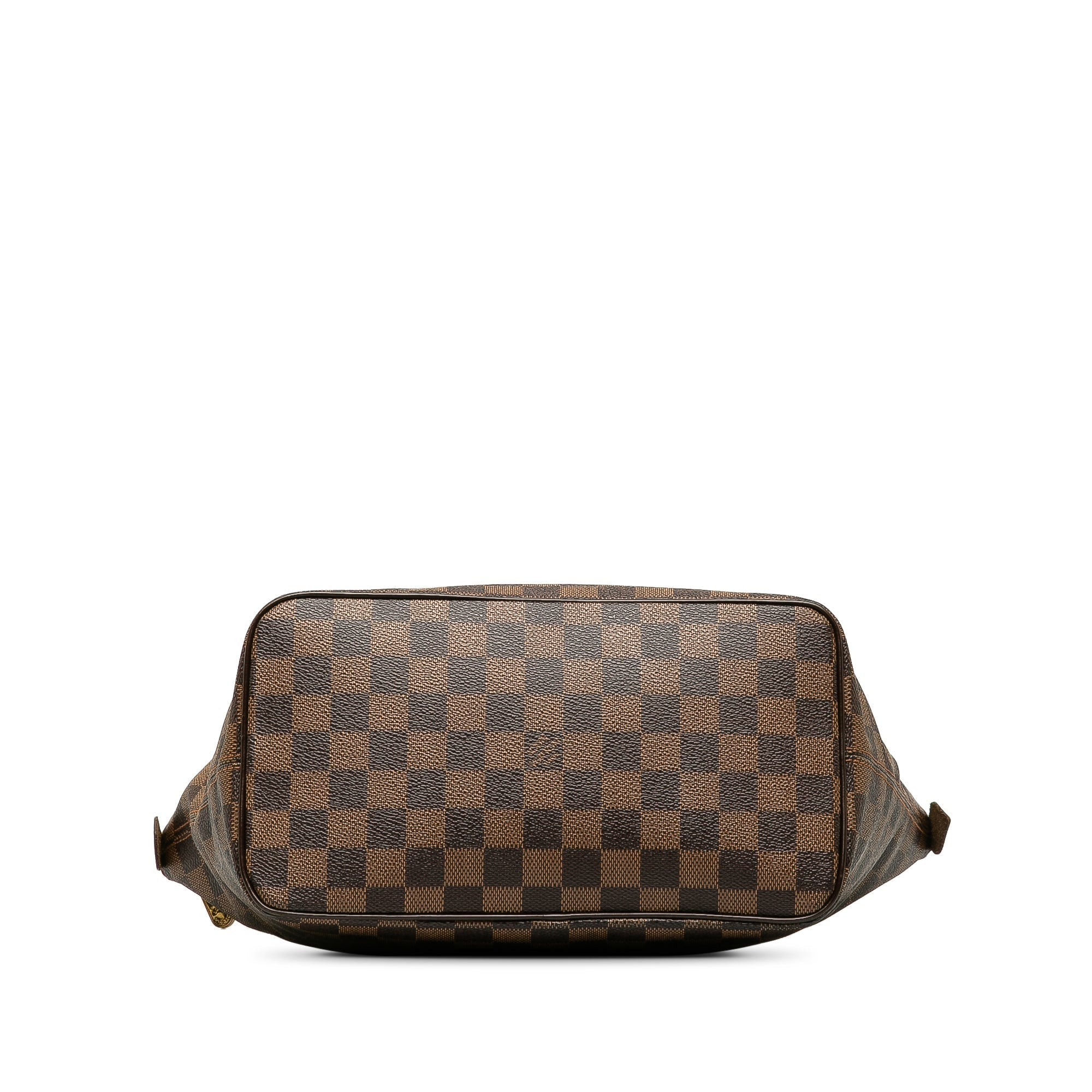 Brown Louis Vuitton Damier Ebene Saleya PM Handbag