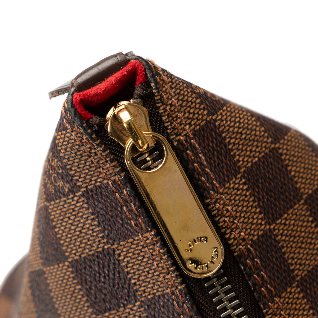 Brown Louis Vuitton Damier Ebene Saleya PM Handbag