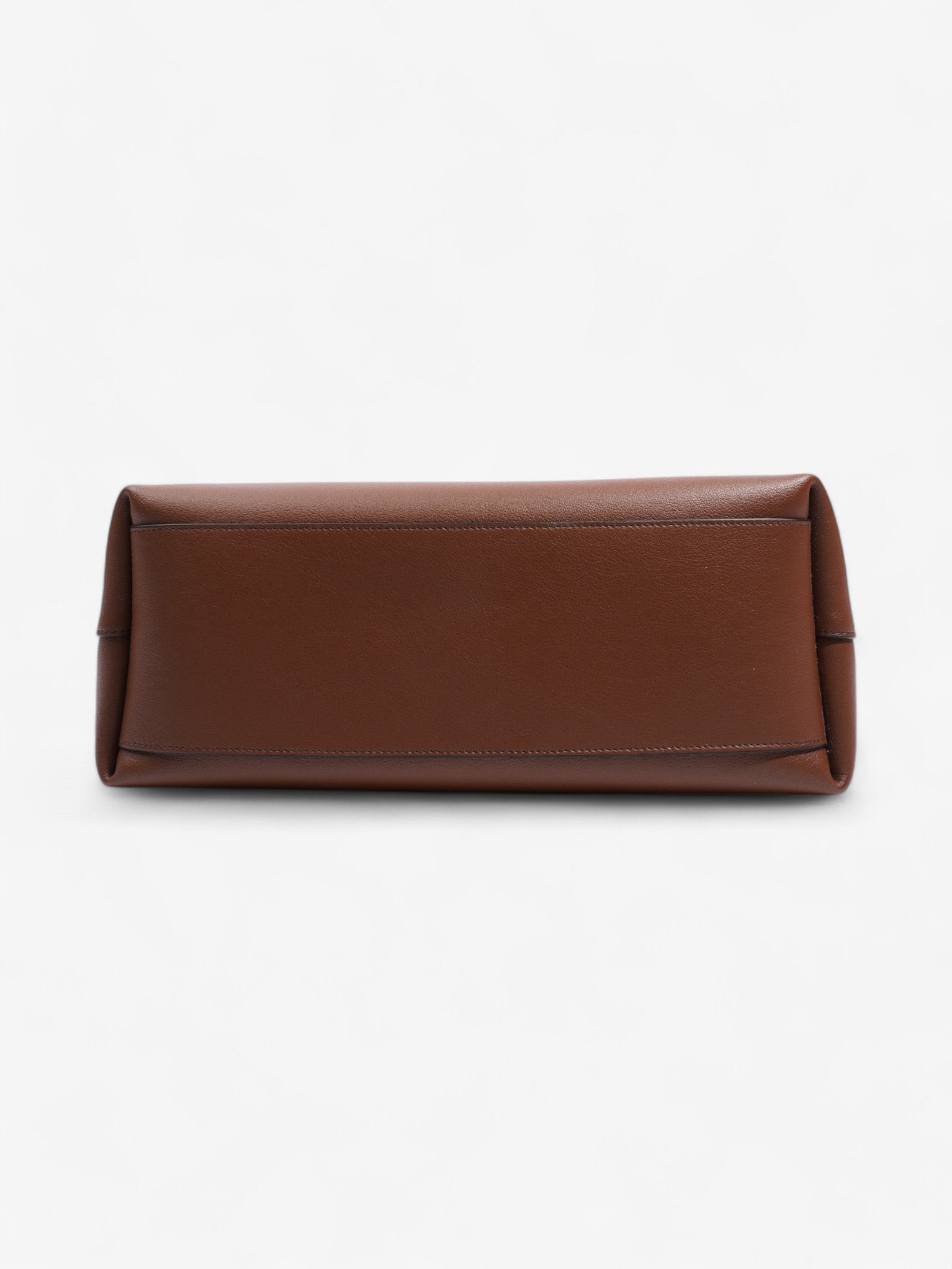 Saint Laurent Shopping Bag Brown Calfskin Leather N/S