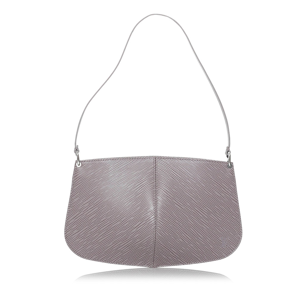 Purple Louis Vuitton Epi Demi Lune Pochette Bag