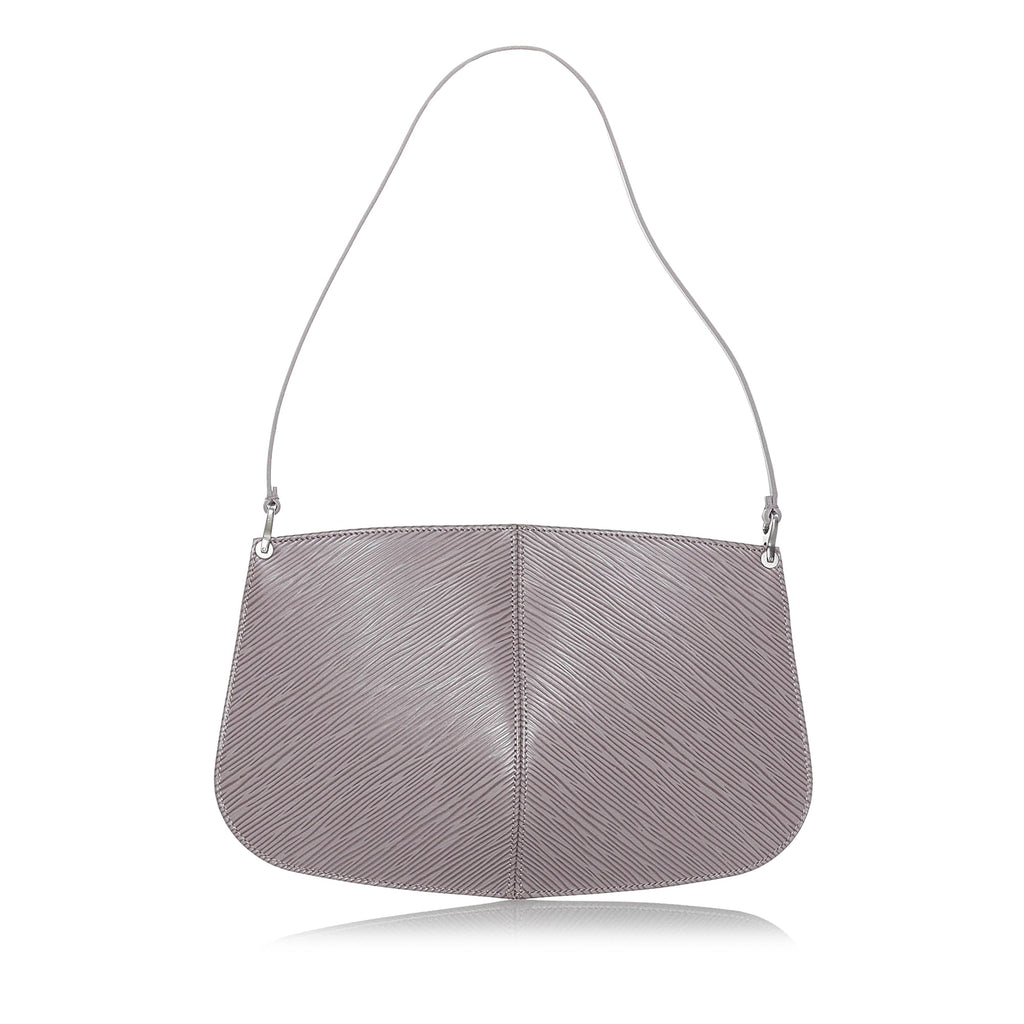 Purple Louis Vuitton Epi Demi Lune Pochette Bag